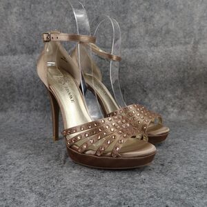 Audrey Brooke Shoes Women 7.5 Pump Stiletto Sandal Platform Formal Event Wedding